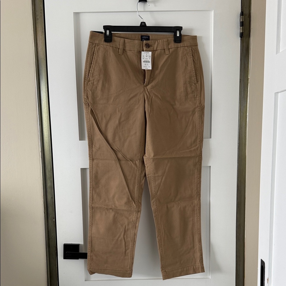 J. Crew women’s high rise girlfriend Brown Chinos